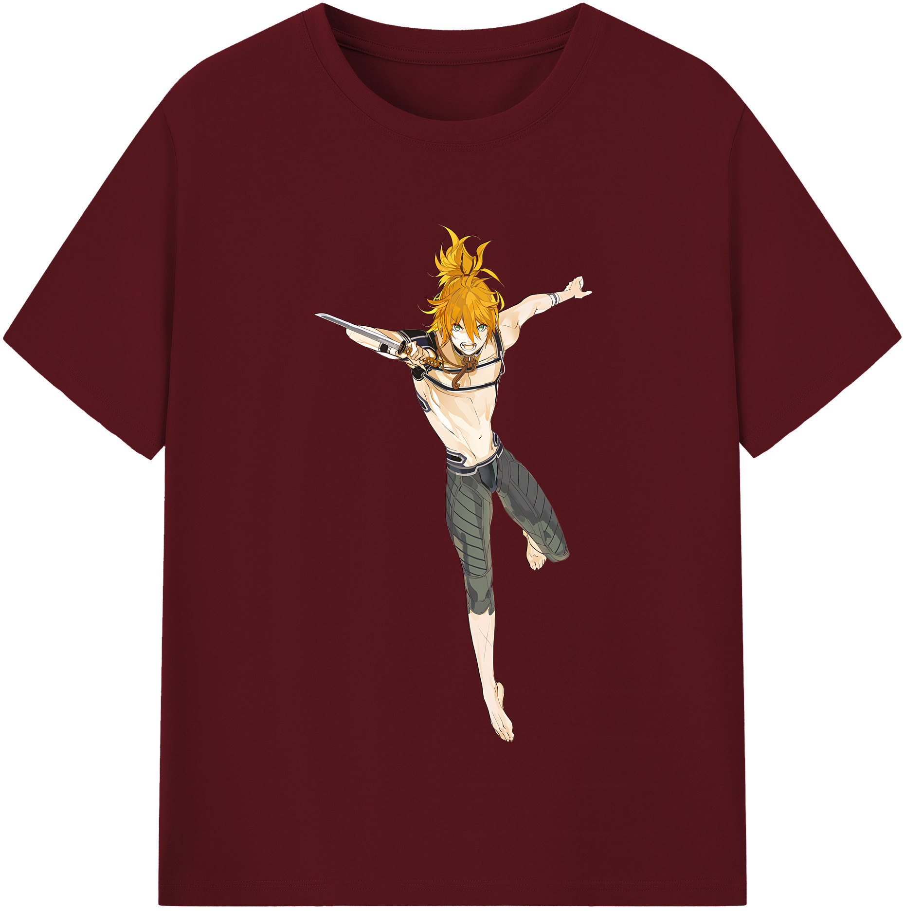 （画像用） 刀剣乱舞 Touken Ranbu 綿100％半袖Tシャツ（フロントプリント）